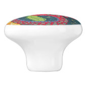 Seepferd Keramik Pull Keramikknauf (Seitenansicht)