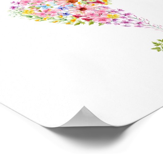 Seepferd Kinderzimmer Poster (Ecke)