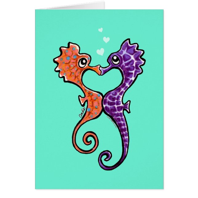 Seepferd Kiss Off Leash Art™ (Vorne)