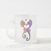 Seepferd Kiss Off Leash Art™ Mattglastasse (Links)