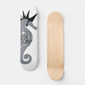 Seepferd Knight Skateboard Deck (Vorderseite)
