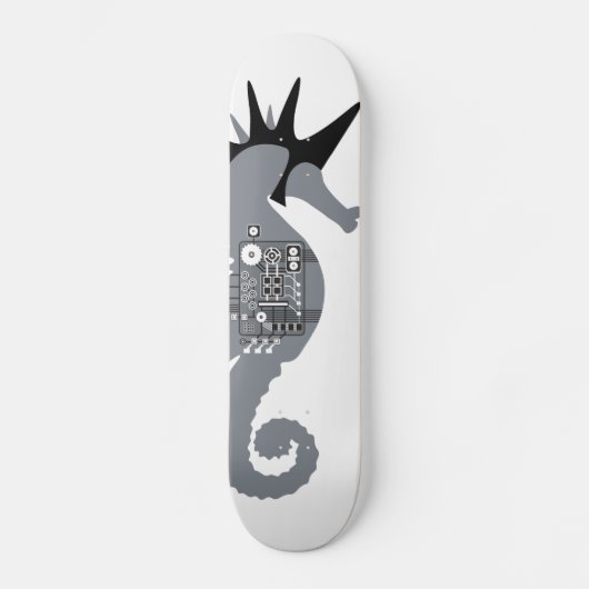 Seepferd Knight Skateboard Deck (Vorderseite)