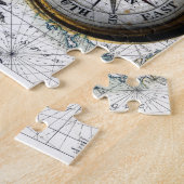 Seepferd-Kompass-Collage Puzzle (Seite)