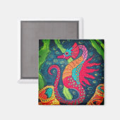 Seepferd Kühlschrank Magnet (Vorderseite/Rückseite)