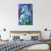 Seepferd Lady Fantasy Leinwand - Malerei (Insitu (Schlafzimmer))