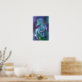 Seepferd Lady Fantasy Poster Print - Malerei (Küche)