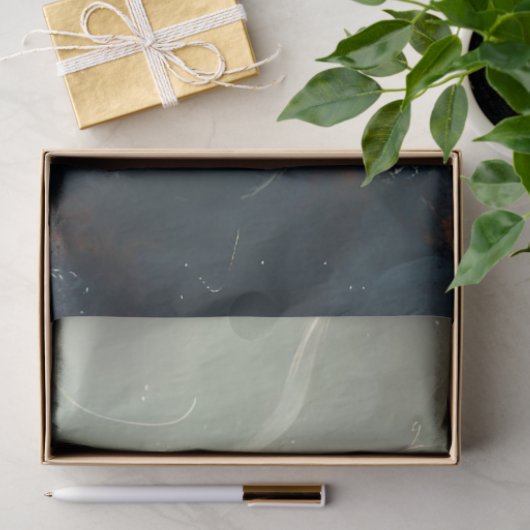 Seepferd Lebhaft gefärbt im Ozean Decoupage Seidenpapier (Geschenk)