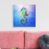 Seepferd Leinwanddruck (Insitu (Wohnzimmer))