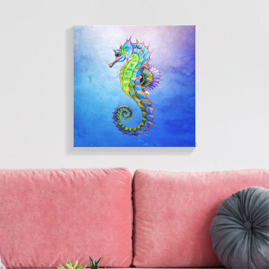 Seepferd Leinwanddruck (Insitu (Wohnzimmer))