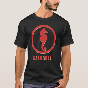 Seepferd-Liebhaber im Vintage-Retro-Stil Tier T-Shirt