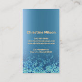 Seepferd-Logo-Visitenkarte Visitenkarte (Rückseite)