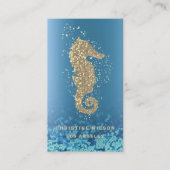 Seepferd-Logo-Visitenkarte Visitenkarte (Vorderseite)