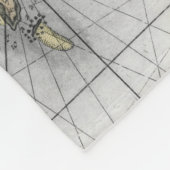 Seepferd Map Gibraltar Fleecedecke (Ecke)