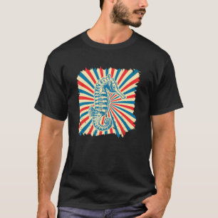 Seepferd Meer Pferd Ozean Grafik Seepferd Meer Tie T-Shirt
