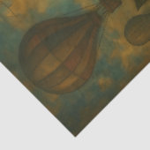 Seepferd mit Zitronen und nautischem Dekoupage Seidenpapier (Ausschnitt)