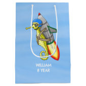 Seepferd Mittlere Geschenktüte (Rückseite)