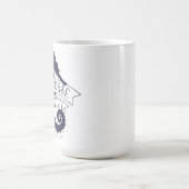 Seepferd Motel Navy Kaffeetasse (Mittel)
