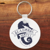 Seepferd Motel Schlüsselanhänger (Vorderseite)