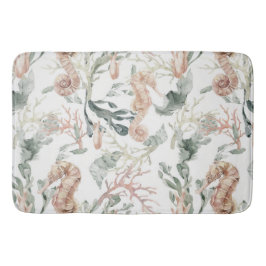 Seepferd Muster Badematte