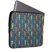 Seepferd Muster Laptopschutzhülle (Vorne Rechts)
