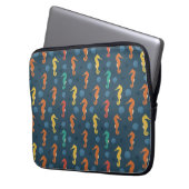 Seepferd Muster Laptopschutzhülle (Vorderseite Links)