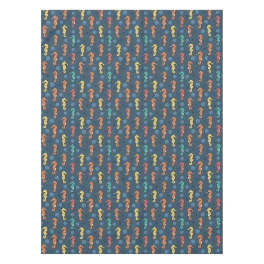 Seepferd Muster Tischdecke (Vorderseite)