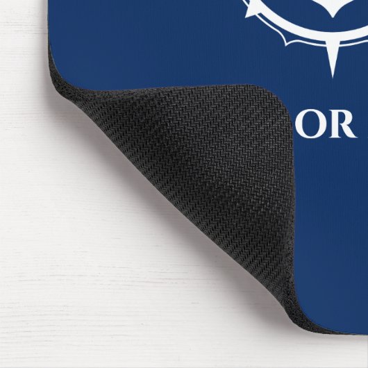 Seepferd Nautical Anchor Ihr Boot oder Name Marine Mousepad (Ecke)