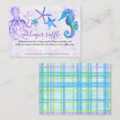 Seepferd Octopus Starfish Baby Visitenkarte (Vorne/Hinten)