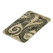 Seepferd (ohne Gefrierfisch auf Papier) Magnet (Linke Seite)