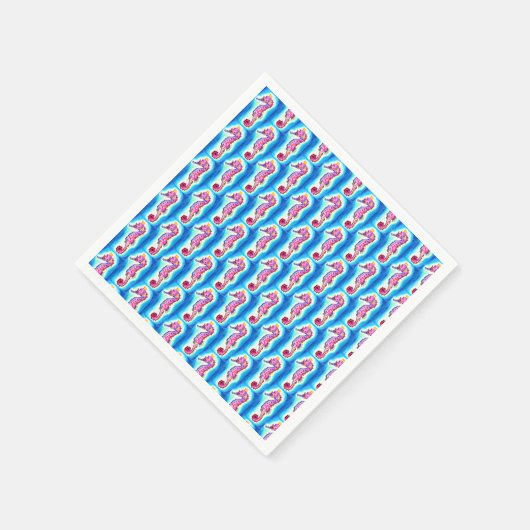 Seepferd Paper Napkin Serviette (Ecke)