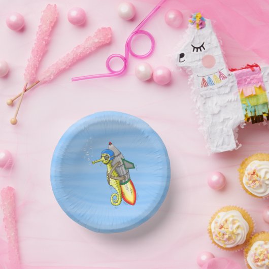 Seepferd Pappteller (Party)