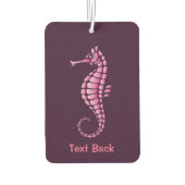 Seepferd Pink Autolufterfrischer (Rückseite)
