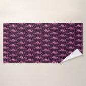 Seepferd Pink Badehandtuch (Badehandtuch)