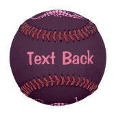 Seepferd Pink Baseball (Rückseite)
