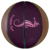 Seepferd Pink Basketball (Vertikal)