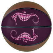 Seepferd Pink Basketball (Vorderseite)
