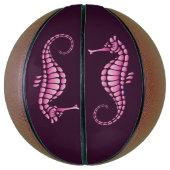Seepferd Pink Basketball (Vertikal)