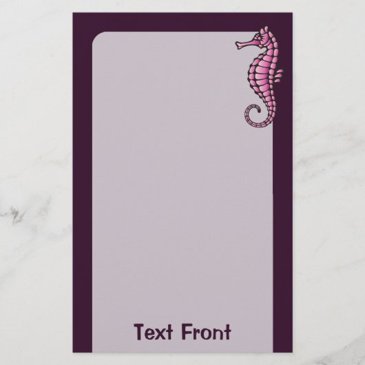 Seepferd Pink Flyer (Vorne)