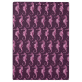 Seepferd Pink Klemmbrett (Rückseite)