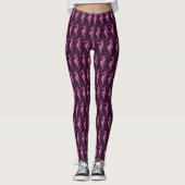 Seepferd Pink Leggings (Vorderseite)