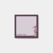 Seepferd Pink Post-it Klebezettel (Vorderseite)