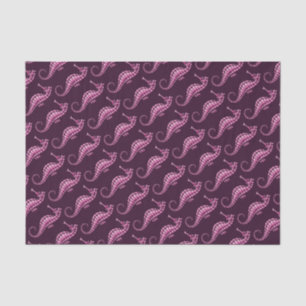 Seepferd Pink Seidenpapier