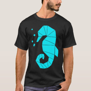 Seepferd Polygon Aquatic Sea Animal Fish Hippocamp T-Shirt