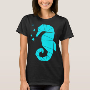 Seepferd Polygon Aquatic Sea Animal Fish Hippocamp T-Shirt