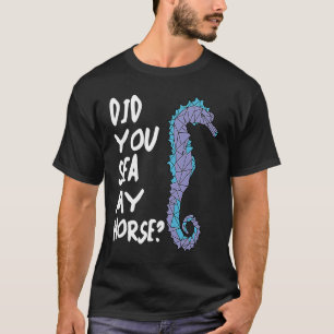 Seepferd Polygon Sea Animal Aquatic Fish Hippocamp T-Shirt