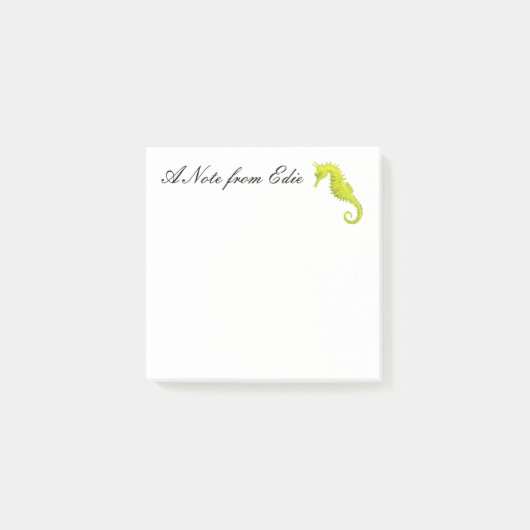 Seepferd Post-it Klebezettel (Vorderseite)