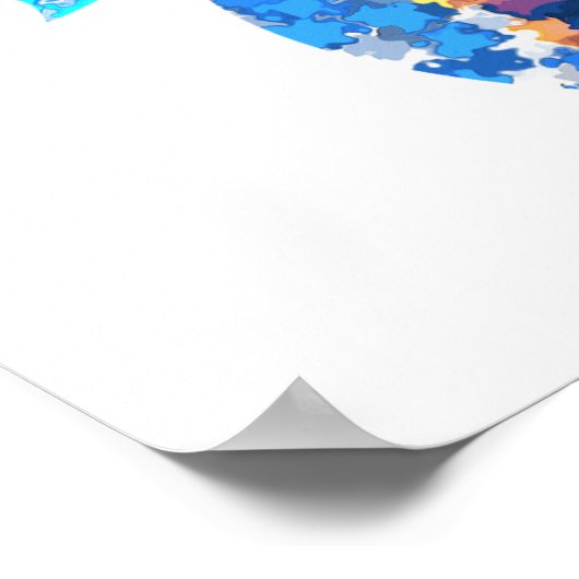 Seepferd Poster (Ecke)