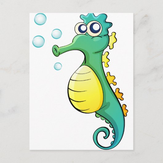 Seepferd Postkarte (Vorderseite)