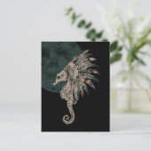 Seepferd Postkarte (Stehend Vorderseite)