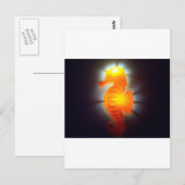 Seepferd Postkarte (Vorne/Hinten)